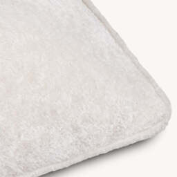 Draco Velvet Cushion, Ivory - thumbnail 4
