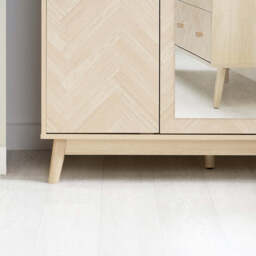 Challis Wardrobe with Mirror, Oak - thumbnail 3