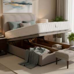 Arighi Bianchi Ottoman Antoinette Bed, King / Beige - thumbnail 4