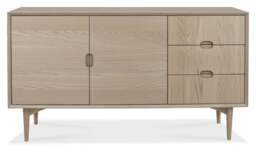 Glendale Fumed Oak Wide Sideboard - thumbnail 2