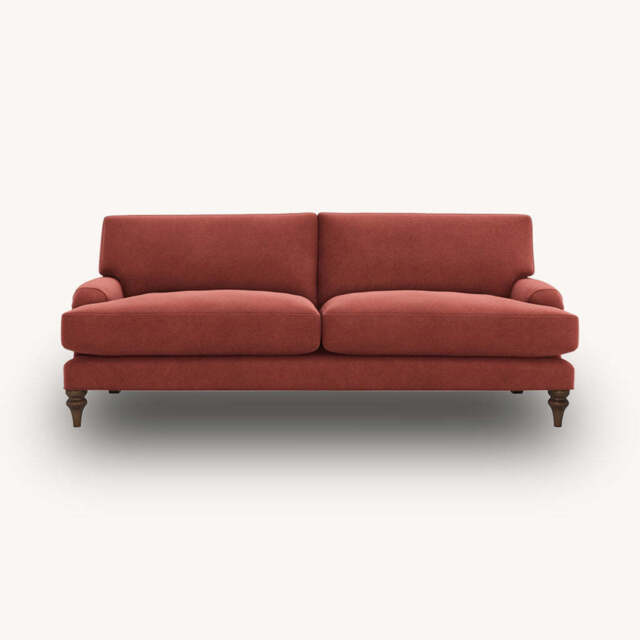Jasmine 2.5 Seater Sofa, Red