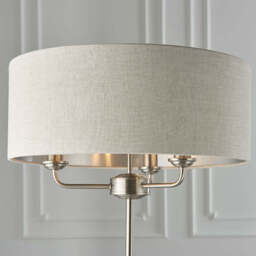 Leif 3lt Floor Lamp, Natural - thumbnail 2