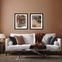 Cafe Au Lait Sparkle II Wall Art - thumbnail 2