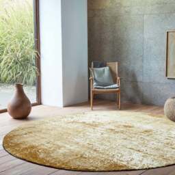 Mad Men Virgin Land Circle Rug, Yellow / 240cm Circle - thumbnail 1