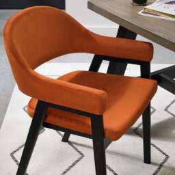 Highgate Peppercorn Armchair, Orange - thumbnail 2