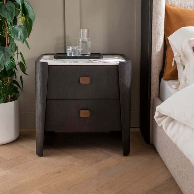 Adara 2 Drawer Bedside Table - image 1