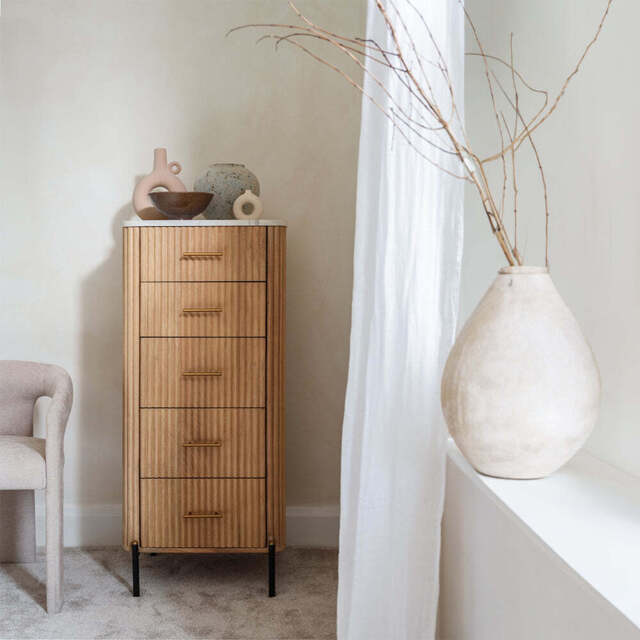 Java 5 Drawer Tall Chest - image 1