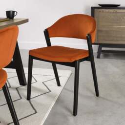 Highgate Peppercorn Dining Chair, Orange - thumbnail 1