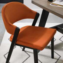 Highgate Peppercorn Dining Chair, Orange - thumbnail 2
