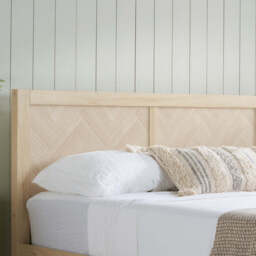 Challis Ottoman Bed, Oak / Double - thumbnail 2
