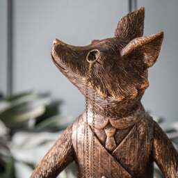 Bronze Fox Ornament - thumbnail 2