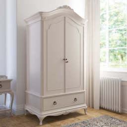 Ivory Double Wardrobe
