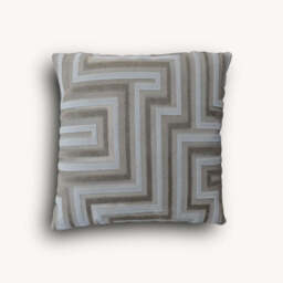 Geometric Velvet Cushion - thumbnail 3