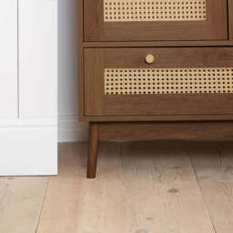 Washington Rattan Wardrobe, Walnut - thumbnail 3