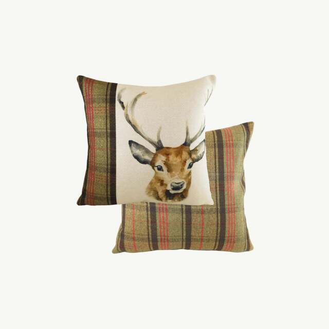 Stag Square Cushion Sand - image 1