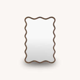 Munich Wall Mirror, Walnut - thumbnail 4