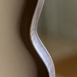 Munich Wall Mirror, Walnut - thumbnail 3