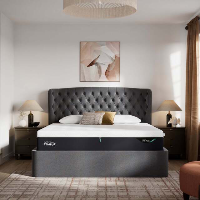 TEMPUR® Holcot Ottoman Bed, Superking / Dark Grey - image 1