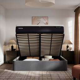 TEMPUR® Holcot Ottoman Bed, Superking / Dark Grey - thumbnail 2