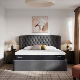 TEMPUR® Holcot Ottoman Bed, Superking / Dark Grey - thumbnail 1