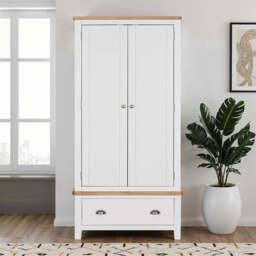 Witney 2 Door 1 Drawer Wardrobe - thumbnail 2