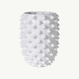 Tall White Spike Vase - thumbnail 2