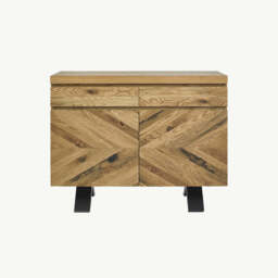 Glendale Rustic Oak Narrow Sideboard - thumbnail 3