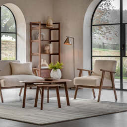 Emberton Armchair, Beige - thumbnail 2