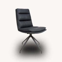 Bay Ridge Swivel Chair, Black - thumbnail 2