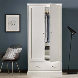 Ashburnham White Double Wardrobe