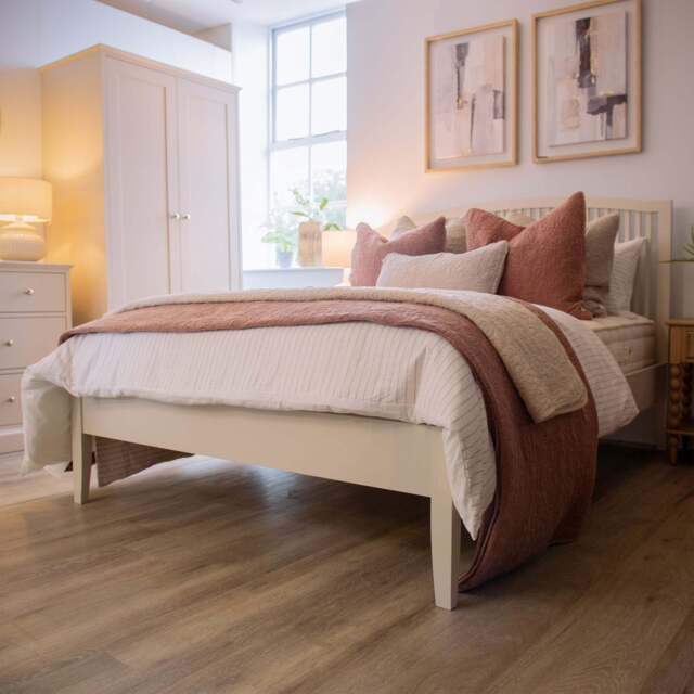 Ashburnham White Slatted Bedstead, Single