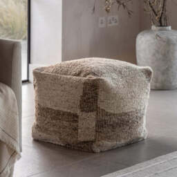 Herning Tonal Natural Pouffe - thumbnail 1
