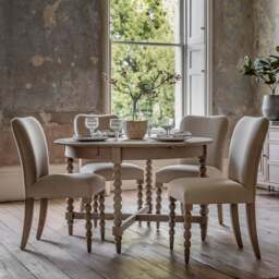Newbury Round 120-160cm Extending Dining Table - thumbnail 1