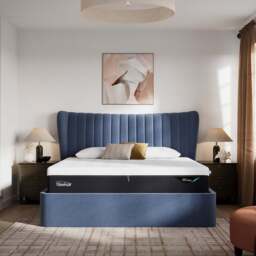 TEMPUR® Horton Ottoman Bed Base, King / Blue - thumbnail 1