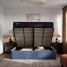 TEMPUR® Horton Ottoman Bed Base, King / Blue - thumbnail 2