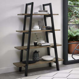 Highgate Weathered Oak Open Display Unit - thumbnail 1