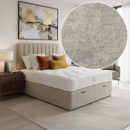 Arighi Bianchi Ottoman Gene Bed, Single / Light Grey - thumbnail 2