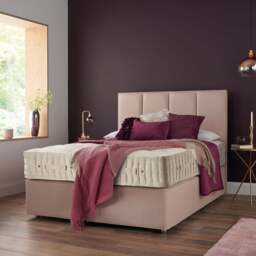 Hypnos Francesca Euro Slim Headboard, Double / Grey