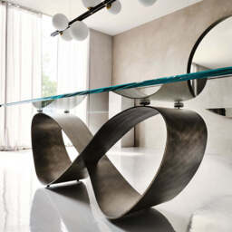 Cattelan Italia Butterfly Glass Dining Table - thumbnail 3