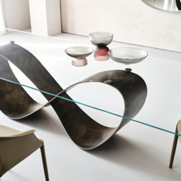 Cattelan Italia Butterfly Glass Dining Table - thumbnail 2