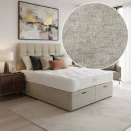 Arighi Bianchi Ottoman Broadway Bed, King / Light Grey - thumbnail 2