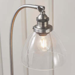 Tatton Brushed Silver Table Lamp - thumbnail 3