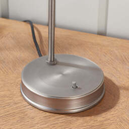 Tatton Brushed Silver Table Lamp - thumbnail 8