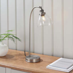 Tatton Brushed Silver Table Lamp - thumbnail 6