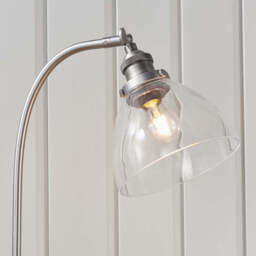 Tatton Brushed Silver Table Lamp - thumbnail 4