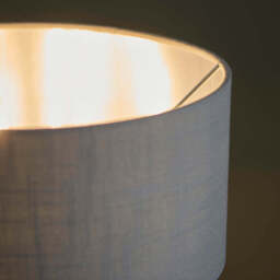 Leif 3lt Table Lamp, Grey - thumbnail 3