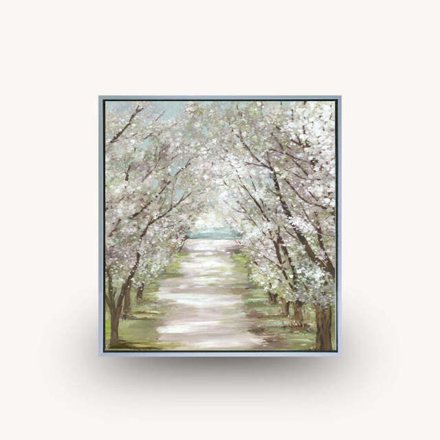 Blossom Pathway Framed Wall Art