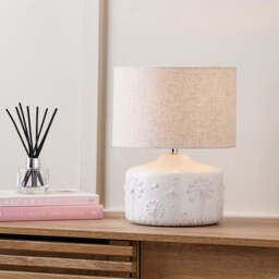 Floral Ceramic Table Lamp