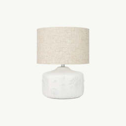 Floral Ceramic Table Lamp - thumbnail 2