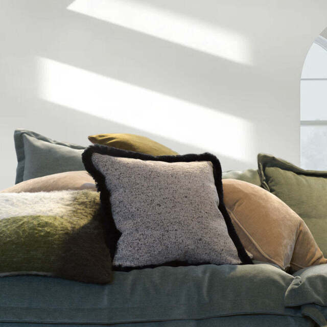 Yara Natural & Black Cushion - image 1